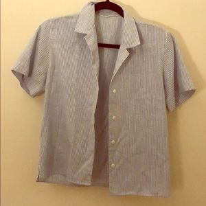 Stripped short sleeve